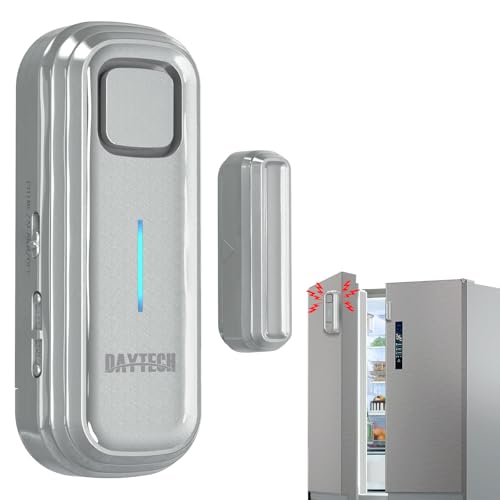 Daytech Fensteralarm Türalarm Alarmanlage Wohnmobil Tür Fenster Alarm Sensor Gartenhaus 120 db Signalton Einbruchschutz türalarmsensor für Home (Silber*1) von DAYTEE