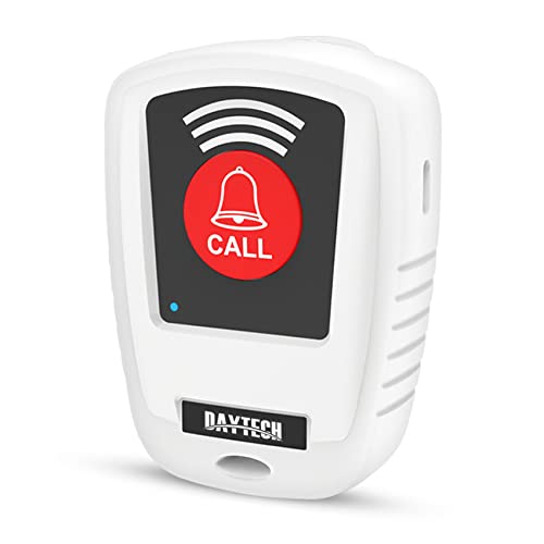 Daytech Notrufknopf für Senioren Notruf Hausnotruf Notrufarmband,Wiederaufladbar, Alarm bei eingehenden Anrufen Für Ältere Und Schwangere Frauen,Patienten(1 Sender) von DAYTEE