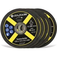 DAYTOOLS Trennscheibe Metall, 125x1,0x22,2 mm, 5 Stück DAYTOOLS Trennscheibe Metall, 125x1,0x22,2 mm, 5 Stück von DAYTOOLS