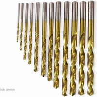 HSS-Spiralbohrer, titaniumbeschichtet 1,00 mm - 10 Stück von DAYTOOLS