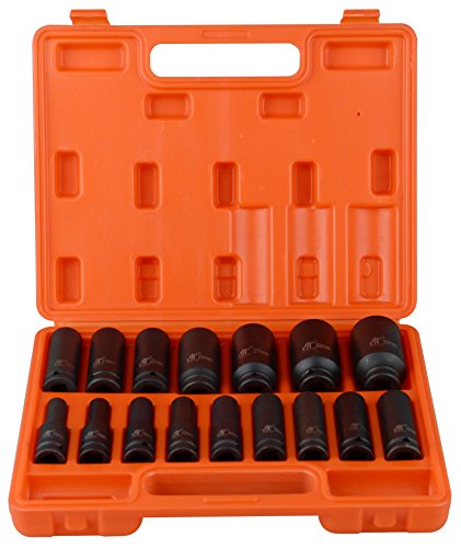 DAYUAN 16 Tlg. Schlagschrauber Nuss Satz Impact Socket Set Steckschlüsselsatz 10-32mm Schlagnuss-Satz, H78 Auto Garage Mechaniker von DAYUAN