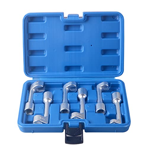 DAYUAN 6tlg 1/2" Leitungsschlüssel SW 12-19MM Offen Schlüssel für Diesel Kraftstoffleitung Einspritzleitung Werkzeug von DAYUAN