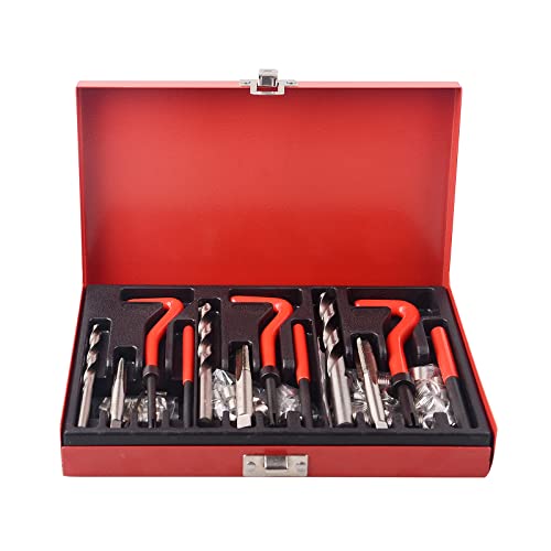 DAYUAN 88 Stück Gewinde Reparatur Set für Helicoil M6 M8 M10 Gewinde-Einsätze, Gewindebohrer und Bohrer DAYUAN 88 Stück Gewinde Reparatur Set für Helicoil M6 M8 M10 Gewinde-Einsätze, Gewindebohrer und Bohrer von DAYUAN