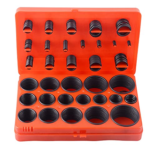 DAYUAN O Ring 419 tlg. Sortiment Dichtungsringe Set NBR Ø3-50 mm O Ringe Dichtungsset Gummi Dichtung Sortiment Dichtring von DAYUAN