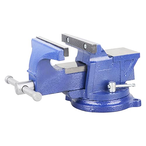 DAYUAN Schraubstock Drehbar 5'' Backenbreite Tischschraubstock mit Amboss 360° Drehbar Gusseisen Schraubstock Parallelschraubstock für Werkbank DAYUAN Schraubstock Drehbar 5'' Backenbreite Tischschraubstock mit Amboss 360° Drehbar Gusseisen Schraubstock Parallelschraubstock für Werkbank von DAYUAN