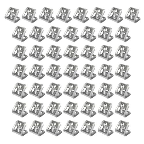 50 Stück 5 Löcher Eisen Sofa Federklammern Verschlüsse Möbelhaken Aufhänger Feste Klemmen Bett Zubehör Hardware Löcher Clip von DAYnagh