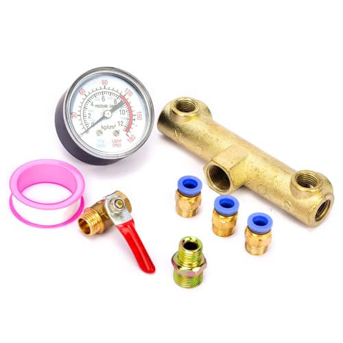 8PCS Luftkompressorkomponenten Mit Starker Keuge Und Ventilen Pumpen Armaturen Ideal Für Wartungsanforderungen Pumpen Stabilität von DAYnagh