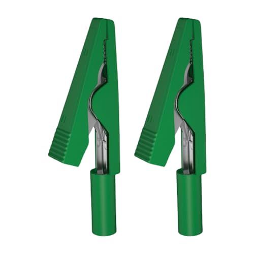 Alligatoren Clip Mit 2 Mm Bananenschnittstellen Vielseitig 2mm Bananenstopfen Alligatoren Clip 2PCs Für Elektronische Enthusiasten Engineering Testgeräte von DAYnagh