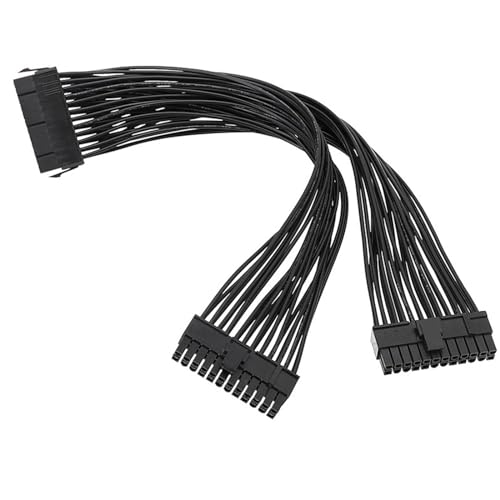 DAYnagh 24 Pin Stromverlängerungskabel Splitterkabel Zum Stromversorgungsscheiben Desktop PC Netzteil Splitterkabel von DAYnagh