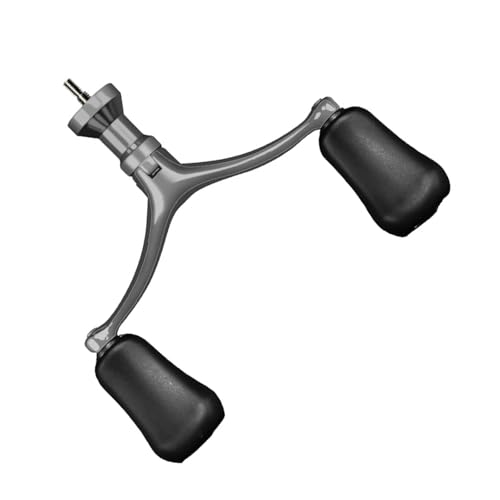 DAYnagh Angelrollengriff, Doppel-/Einzel-Wippenarm, Schraubgriffe, Angelruten-Power für Baitcast-Rolle, ergonomischer Wipparm von DAYnagh
