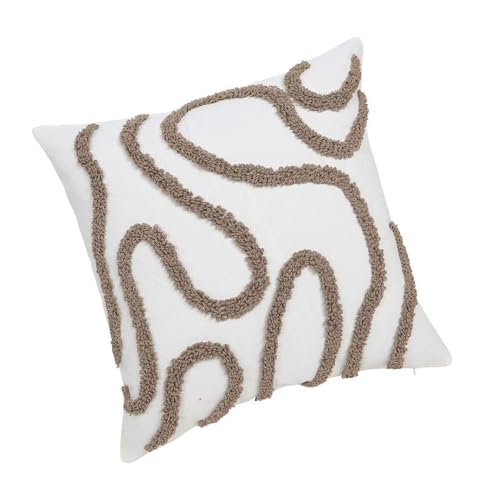 DAYnagh Elegante Skandinavische Kissenbezüge Stickereien Kissenbezug Bettwäsche Textur Hiddens Reißverschlüsse Für Innenraum Bohemians Sofa Kissen Abdeckung von DAYnagh