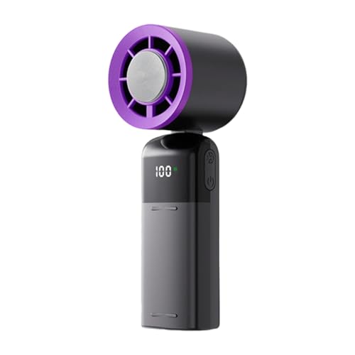 DAYnagh Leiser Handventilator, 100 Geschwindigkeiten, kleiner Kühl-Schreibtischventilator, USB-wiederaufladbar, Tisch für Innenbereich, Büro, Reisen, Urlaub, Geschenk, Kühlung Handheld DAYnagh Leiser Handventilator, 100 Geschwindigkeiten, kleiner Kühl-Schreibtischventilator, USB-wiederaufladbar, Tisch für Innenbereich, Büro, Reisen, Urlaub, Geschenk, Kühlung Handheld von DAYnagh