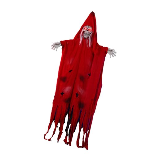 Eindringliche Haus Animatronische Skelett Specter Dekoration Outdoor Bewegende Requisiten Glühende Halloween Ornament Outdoor Halloweens Sensor Requisiten von DAYnagh