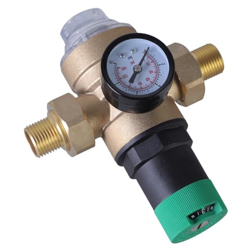 Einstellbare Druckminderventile mit Manometer und Siebfilter DN15/DN20 Druckminderer Einfache Installation Regulierventile von DAYnagh
