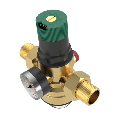 Einstellbare Druckminderventile mit Manometer und Siebfilter DN15/DN20 Druckminderer Einfache Installation Regulierventile von DAYnagh