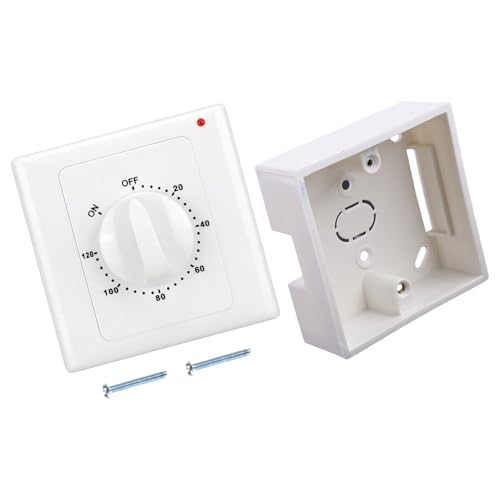 Mechanische Countdown Timer Schalter 86 Panel Digital Zeitregel Interruptor Für Lüfterwarmwassererhitzer Pumpen Leuchtschalter Suchsteuersteuerung Interruptor von DAYnagh
