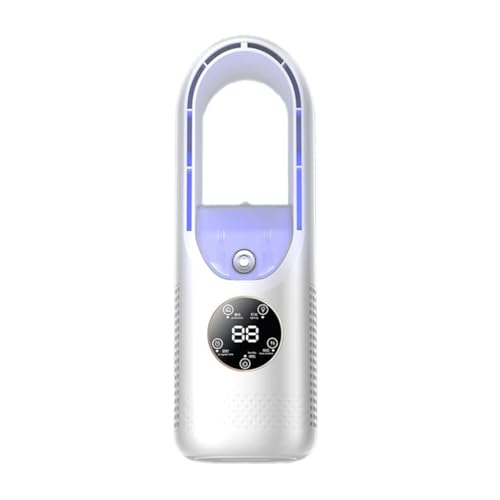 Schreibtischventilator Flügellos, 30,5 cm Büroventilator klein, 36 dB leise, 6 Geschwindigkeitseinstellung, Touch-Steuerung, 100 ml Wassertanks, Schreibtischventilatoren klein leise, ideal für Büro Schreibtischventilator Flügellos, 30,5 cm Büroventilator klein, 36 dB leise, 6 Geschwindigkeitseinstellung, Touch-Steuerung, 100 ml Wassertanks, Schreibtischventilatoren klein leise, ideal für Büro von DAYnagh