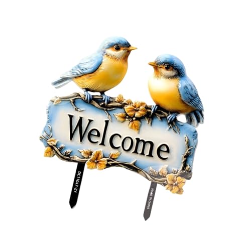 Vogeltiere Themengarten Willkommenszeichen Freundschaftliche PVC Ground Stake Dekore Für Saisonale Ferienfestival Feier Freien Schild Vogeltiere Themengarten Willkommenszeichen Freundschaftliche PVC Ground Stake Dekore Für Saisonale Ferienfestival Feier Freien Schild von DAYnagh