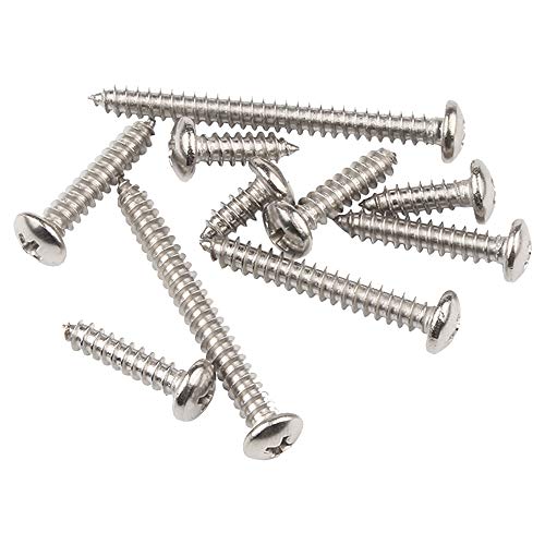 DAZISEN Spax Schrauben Set M1Schrauben Dübel Set，3/4/5/6Mm Universalschrauben,100Pcs*（M1*3Mm） von DAZISEN