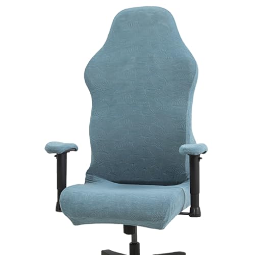 DAZSIAZ Gaming-Stuhl-Bezüge, Computerstuhl-Bezug mit Armlehnen, Universeller, Elastischer, Weicher, Waschbarer und Kratzfester Büro-Sitzschutz(Blue1,One Size) von DAZSIAZ