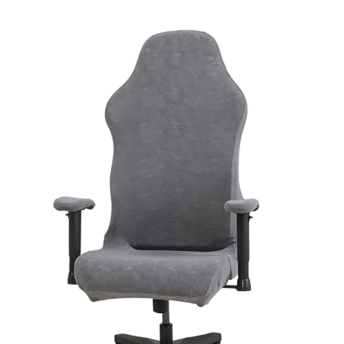 DAZSIAZ Gaming-Stuhl-Bezüge, Computerstuhl-Bezug mit Armlehnen, Universeller, Elastischer, Weicher, Waschbarer und Kratzfester Büro-Sitzschutz(Dark Gray,One Size) von DAZSIAZ