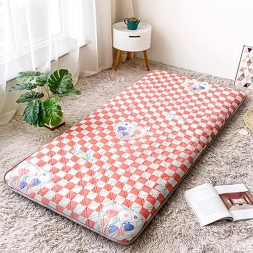 Japanische Bodenmatratze Futon-matratze Tatami-Matte Verdicken Schlafkissen Matratzenauflage Für Schlafsäle Faltbare Rollmatratze(Size:90x200cm,Color:D) von DAZULI