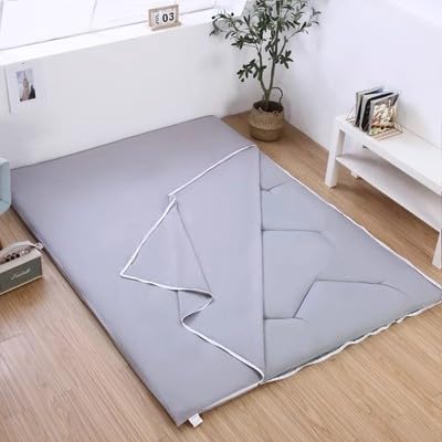 Japanischer Futon-matratzenbezug Futon-überzug Aus 100% Baumwolle Mit Reißverschluss Schlaf-Tatami-mattenschutz Waschbar Ohne Matratze(Size:180x220 cm/71x87in,Color:B) von DAZULI