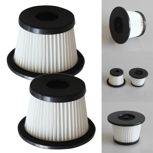 2 Stück Filter für Hyundai Hvch07 HVCH06 Akku-Staubsauger Ersatz-Staubfilter erfasst feine Partikel über 0 3 Mikrometer für den Reinigerbetrieb von DAZZLEEX