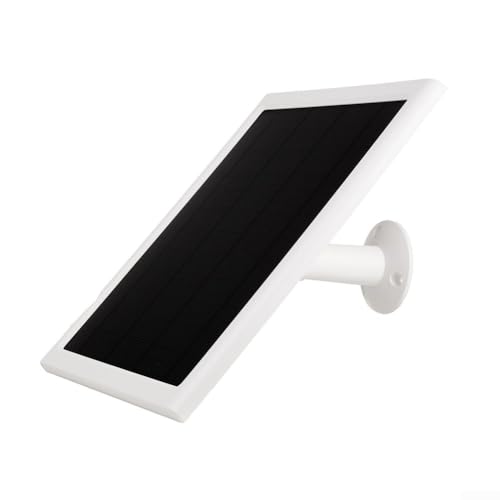 6 W Solarpanel mit 3 Meter Kabel für Ring effiziente Outdoor-Energiequelle (weiß) von DAZZLEEX