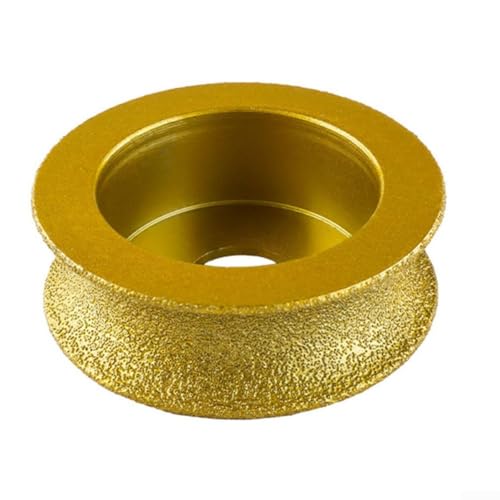 74 x 20 mm Profil-Schleifscheibe, trocken vakuumgelötet, mit Bullnose Edge Schleifmittel für Beton, Wand, Marmor, Granit und Quarzbehandlung (20 mm) von DAZZLEEX