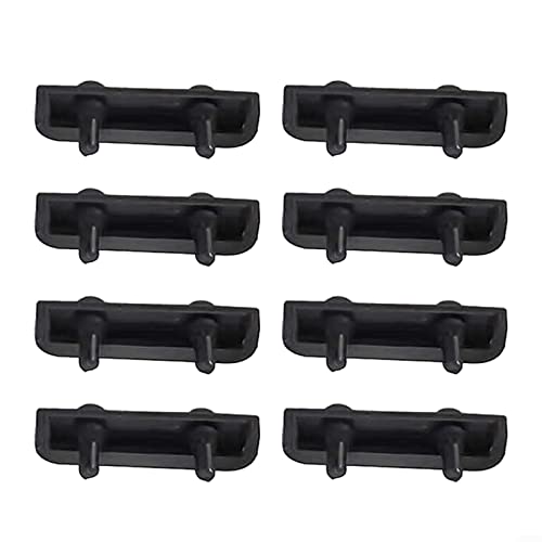 8 Stück Luftfritteuse Gummipuffer Air Fryer Tray Gummi Ersatzteile Zubehör für Luftfritteuse Tablett Teil von DAZZLEEX