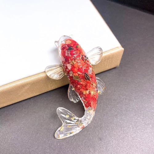 Charming For Crystal Koi Fisch Dekoration für Zuhause und Büro, einzigartiges Design für dekorative Attraktivität (12) von DAZZLEEX