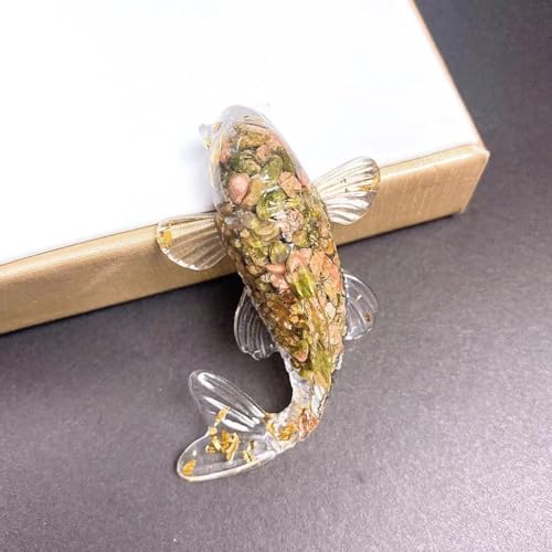 Charming For Crystal Koi Fisch Dekoration für Zuhause und Büro, einzigartiges Design für dekorative Attraktivität (20) von DAZZLEEX