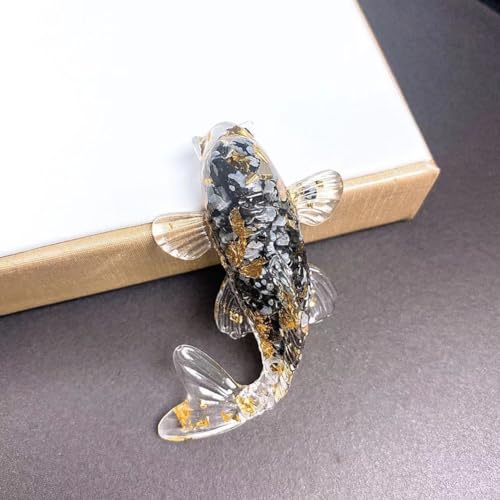 Charming For Crystal Koi Fisch Dekoration für Zuhause und Büro, einzigartiges Design für dekorative Attraktivität (23) von DAZZLEEX