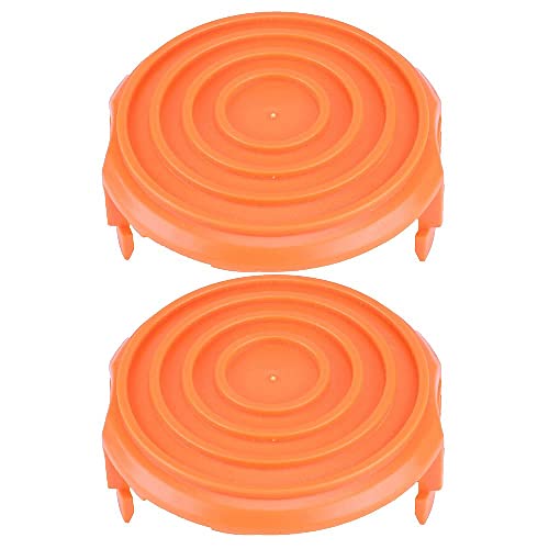 DAZZLEEX 2PCS Rasenmäherspulenabdeckung, Trimmerspulenabdeckung Spulenkappe für Worx WA0216 Ersatz-Schnurtrimmer Gras DAZZLEEX 2PCS Rasenmäherspulenabdeckung, Trimmerspulenabdeckung Spulenkappe für Worx WA0216 Ersatz-Schnurtrimmer Gras von DAZZLEEX