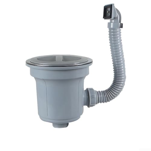 DAZZLEEX Abflusssieb für die Küchenspüle, Edelstahl, Siebkorb, 185 mm breit, Abflusssieb für Waschbecken DAZZLEEX Abflusssieb für die Küchenspüle, Edelstahl, Siebkorb, 185 mm breit, Abflusssieb für Waschbecken von DAZZLEEX