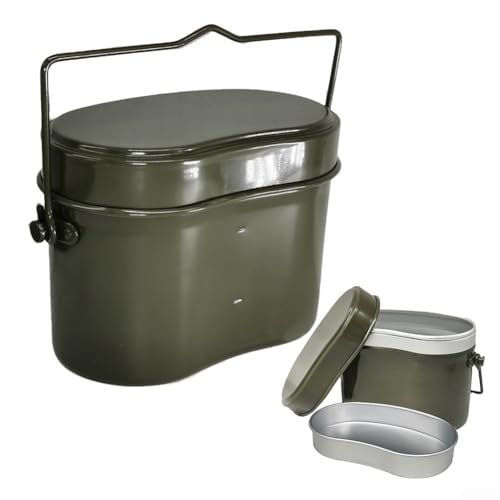 DAZZLEEX Aluminium-Legierung Outdoor Camping Geschirr Kochgeschirr Kochtopf mit integriertem Mittelfach für Camping, Wandern, Picknicks, selbstfahrende Touren DAZZLEEX Aluminium-Legierung Outdoor Camping Geschirr Kochgeschirr Kochtopf mit integriertem Mittelfach für Camping, Wandern, Picknicks, selbstfahrende Touren von DAZZLEEX