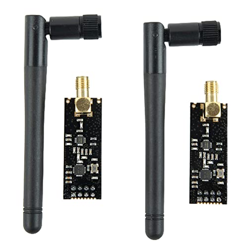 DAZZLEEX Funkmodul Funk-Transceiver Modul 2,4G 1100Mt NRF24L01 + PA + LNA mit Antenne von DAZZLEEX