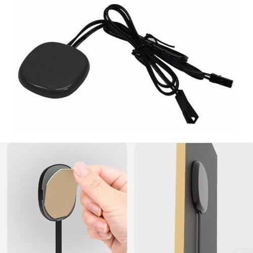 DAZZLEEX LED-Touch-Dimmer unsichtbarer durchdringender 25 mm 12 V 24 V versteckter Sensorschalter menschlicher Körpersensor für Kleiderschränke, Schränke von DAZZLEEX