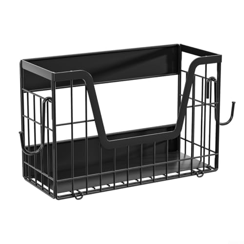 DAZZLEEX Magnetisches Regal für Kühlschrank, Metall-Kühlschrank-Organizer-Korb, 5 kg Tragkraft, mit zwei beweglichen Haken für zusätzlichen Komfort, Schrank-Kühlschrank-Organisation DAZZLEEX Magnetisches Regal für Kühlschrank, Metall-Kühlschrank-Organizer-Korb, 5 kg Tragkraft, mit zwei beweglichen Haken für zusätzlichen Komfort, Schrank-Kühlschrank-Organisation von DAZZLEEX
