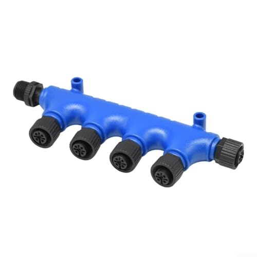 DAZZLEEX Marine T-Typ-Stecker, 5-polig, IP67, wasserdicht, Kabel-Splitter für Garmin für SIMRAD-Navigationssensor (1 Stecker auf 5 Buchsen) von DAZZLEEX