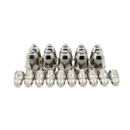 DAZZLEEX P-80 Plasmaschneidbrenner, 1,3 mm - 60 A, P80, CNC, Plasma-Taschenlampe, Elektrodendüse, 10 Stück Elektroden mit 10 Düsen DAZZLEEX P-80 Plasmaschneidbrenner, 1,3 mm - 60 A, P80, CNC, Plasma-Taschenlampe, Elektrodendüse, 10 Stück Elektroden mit 10 Düsen von DAZZLEEX