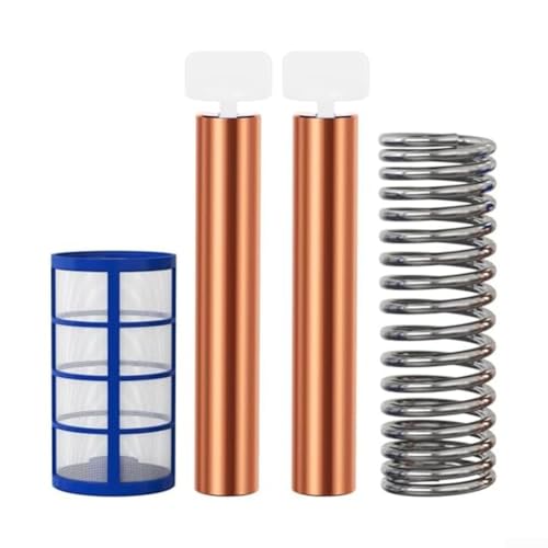 DAZZLEEX Pool Ionisator Kupfer Ersatz Kit Solar Schwimmbad Wartungssystem Einfädelkorb Federflügelschrauben Mineralreiniger Set von DAZZLEEX