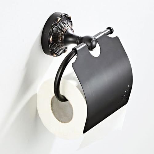DAZZLEEX Toilettenpapierhalter zur Wandmontage mit integriertem Schallwand mit Spritzwasserschutz für Hotel-WC von DAZZLEEX