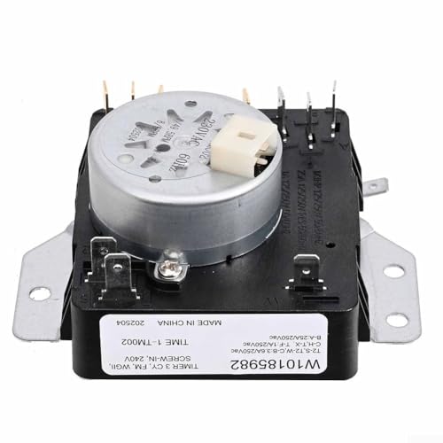 DAZZLEEX WPW10185982 Trockner Timer Ersatzteil kompatibel mit W10185982 AP6016541 PS11749831 für mehrere Trocknermodelle von DAZZLEEX