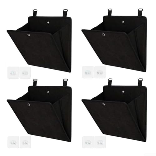 DAZZLEEX Wasserdichte Schuhaufbewahrung über der Tür für Schuhe, Stiefel, Taschen, Handschuhe, Hüte, Toilettenartikel, Campingbedarf für Schlafzimmer, Schrank, Schlafsaal, Speisekammer (vier) von DAZZLEEX