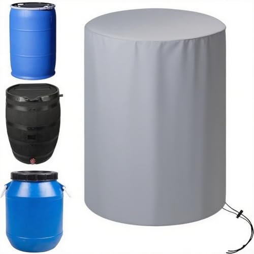 DAZZLEEX Wasserspeicher-Tankabdeckung, Oxford-Stoff, Regenschutz mit verstellbarem Kordelzug, für den Außenbereich, Garten, 63,5 x 94 cm (210D) von DAZZLEEX