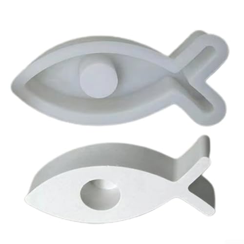 DIY Fisch Design Silikon zum Basteln von Kerzen und zur Verschönerung Ihres Raumes (b) von DAZZLEEX