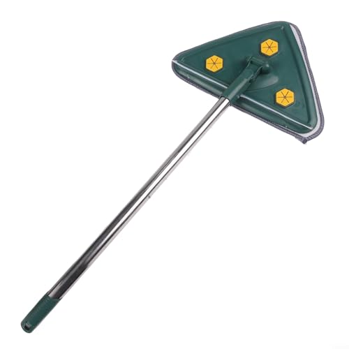 Dreieckiger Wischmopp für ultimative Reinigungseffizienz an Wänden, Decken, Böden und Fenstern (B) von DAZZLEEX