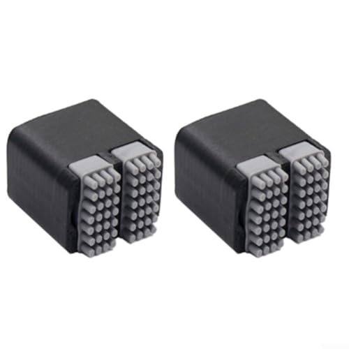 Düsenwischer 2 Stück Upgrade Version X1P1 für Bambu Lab für 3D-Drucker Zubehör kompatibel mit P1P P1S X1 X1C X1E Silikonbürste zur Verstopfung Prävention (Silikonbürste 2) von DAZZLEEX